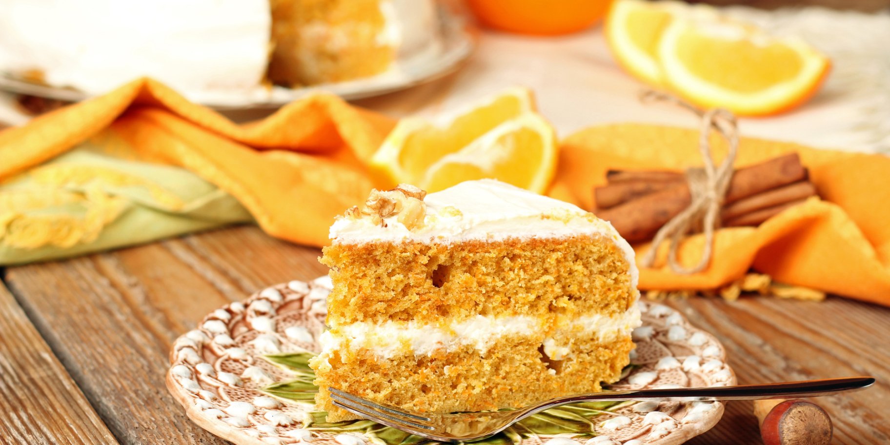 Кабачковый пирог с апельсинами