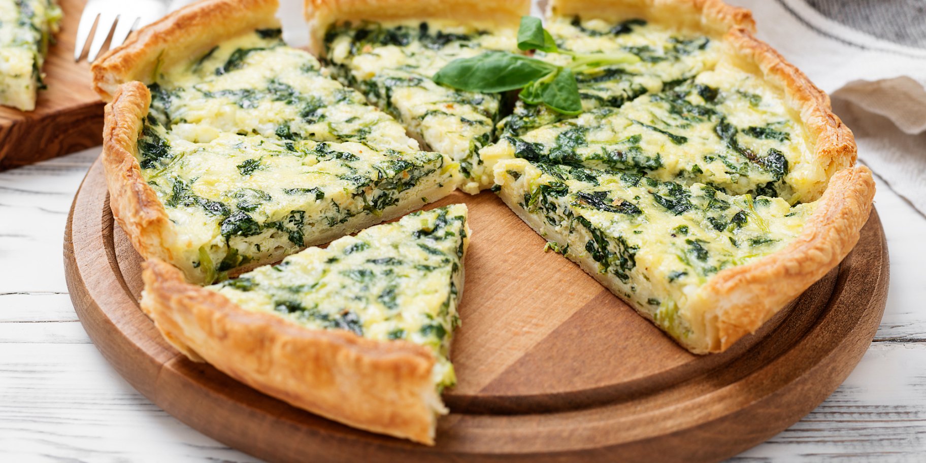 Пиріг зі шпинатом і фетою
