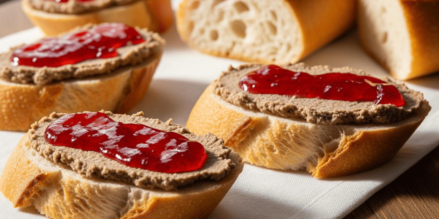 Печінковий паштет із вишневим конфітюром