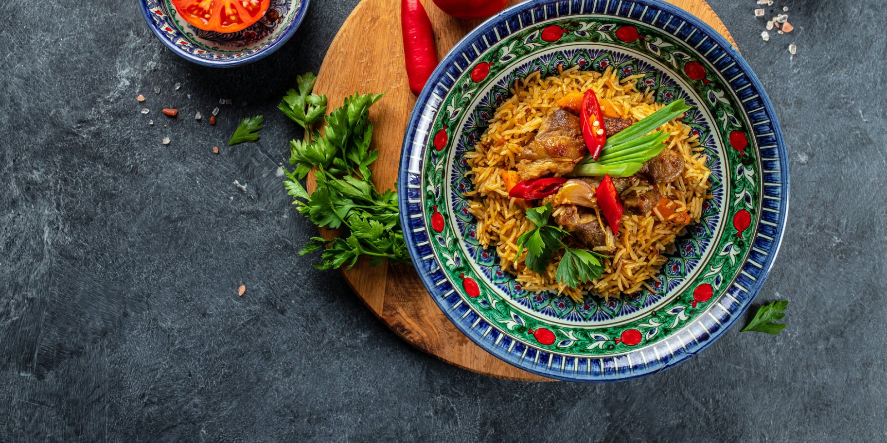 Узбецький плов в афганському казані