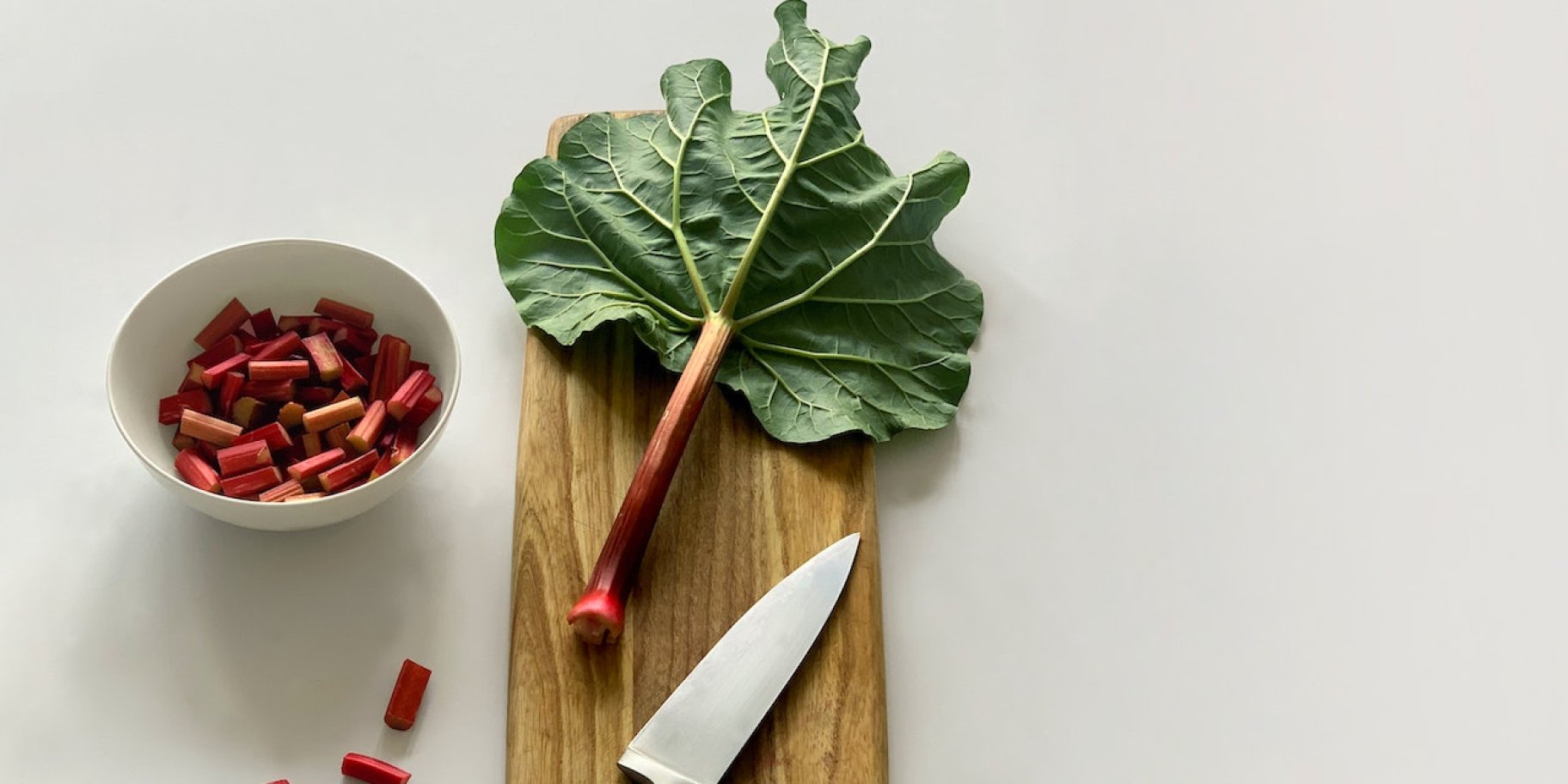 Стебла ревеню