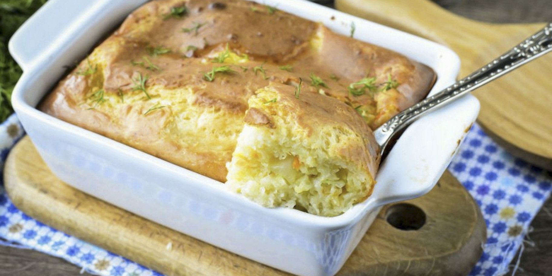 Заливний пиріг з капустою