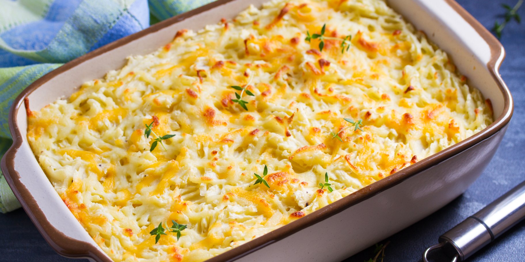 Картопляна запіканка з морквою і бринзою