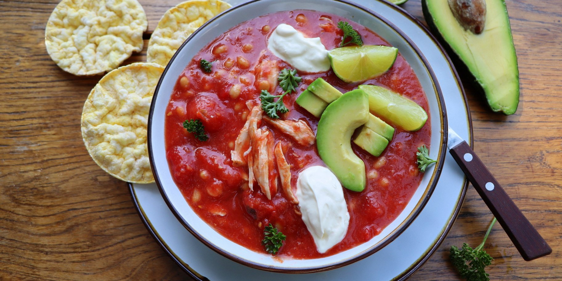 Курячий суп з чіпсами