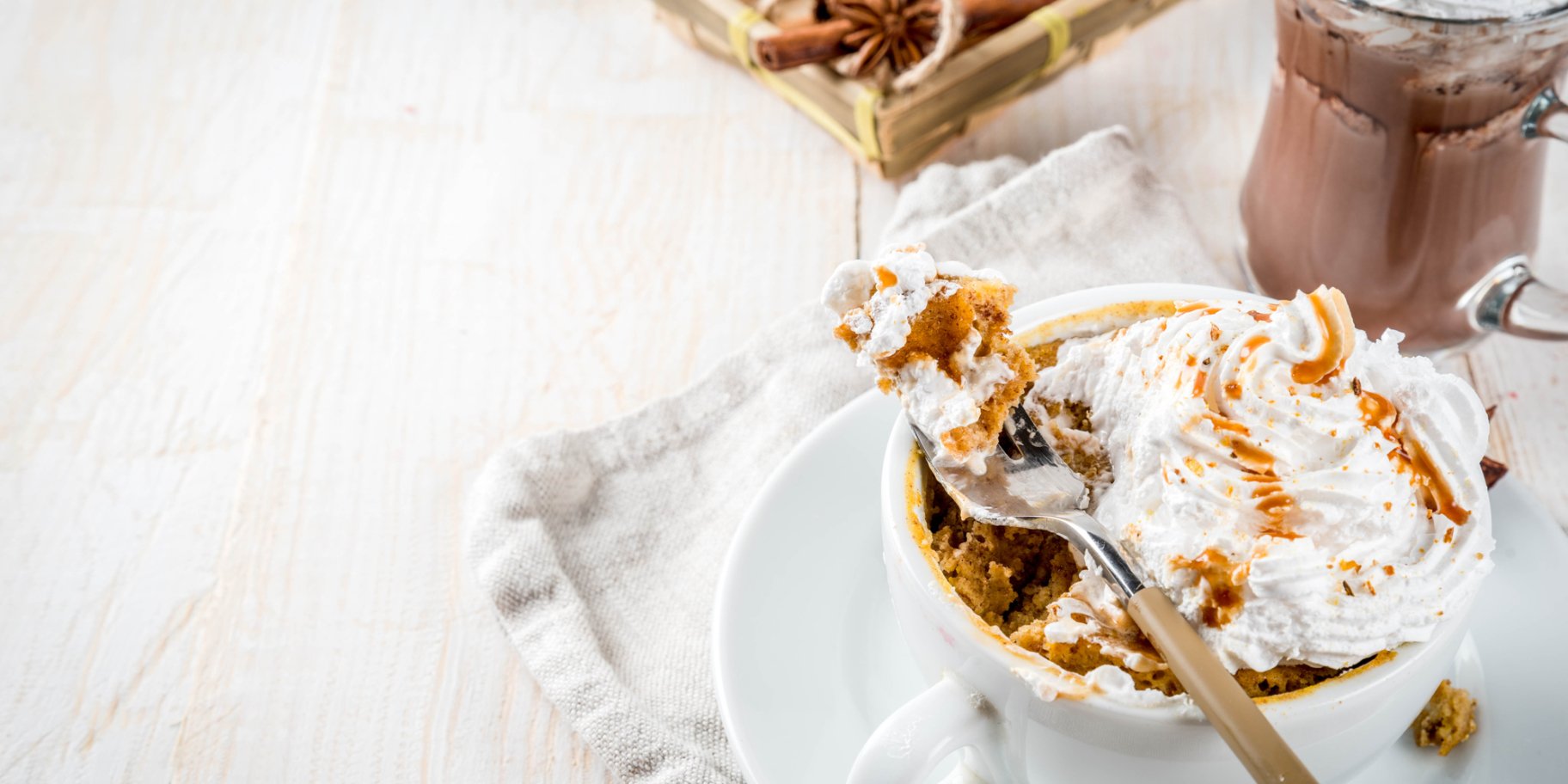 Гарбузовий кекс у чашці