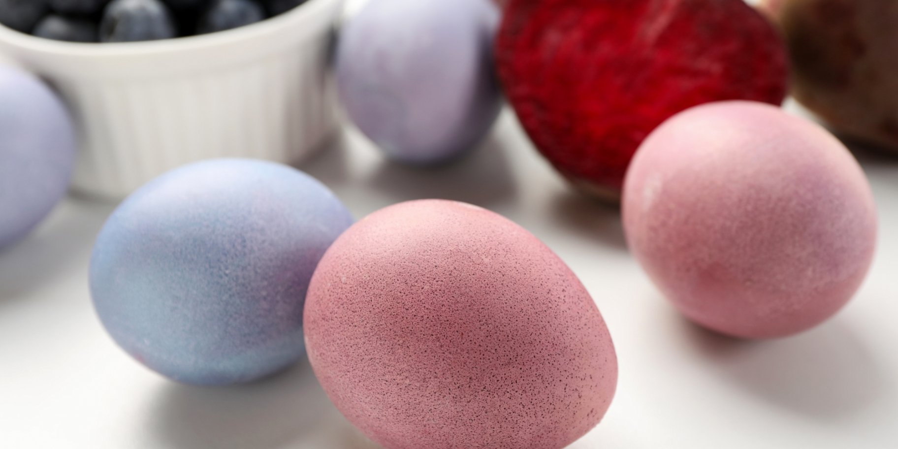 Крашанки, окрашенные свеклой