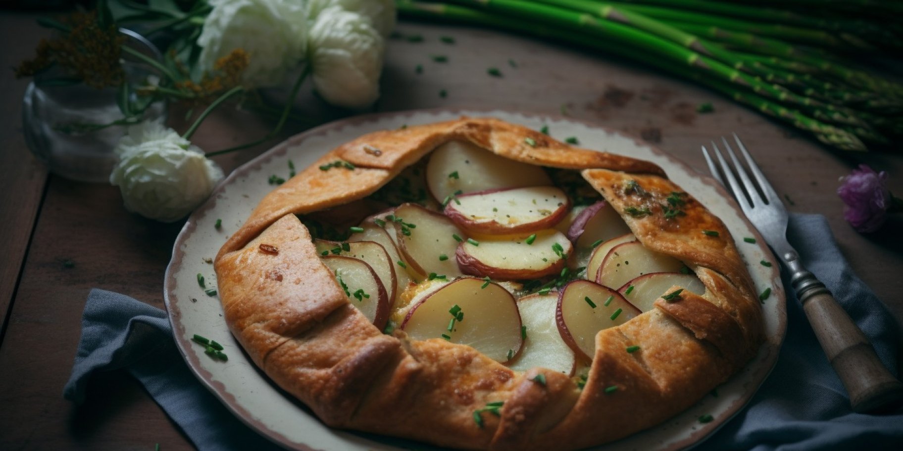 Галета зі спаржею та картоплею