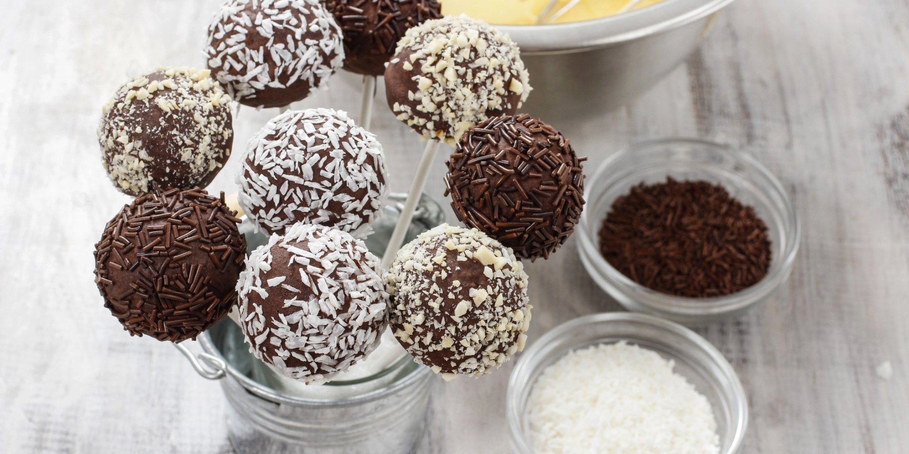 Кейк-попси з шоколадом