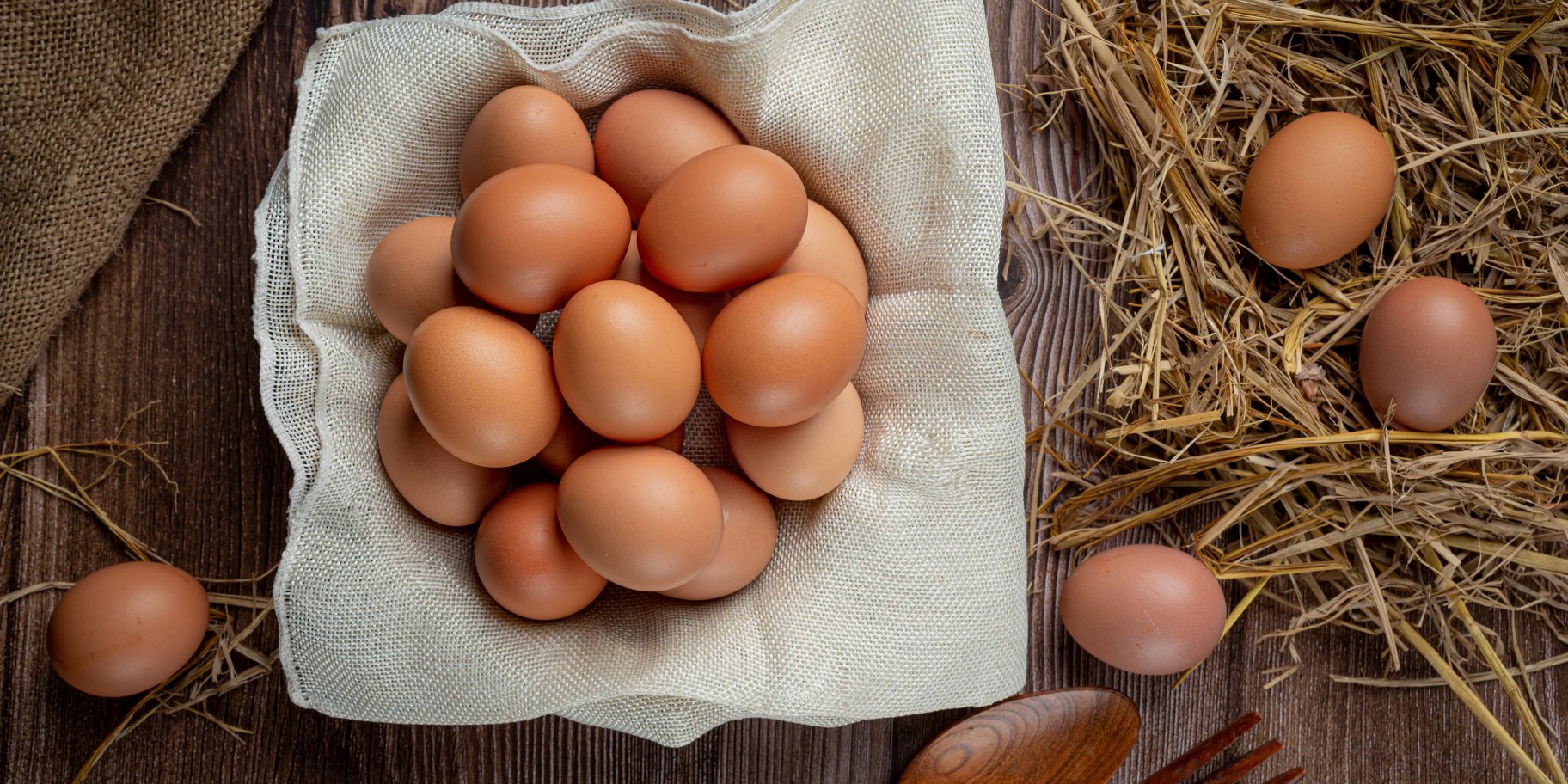 Домашні яйця на кухні