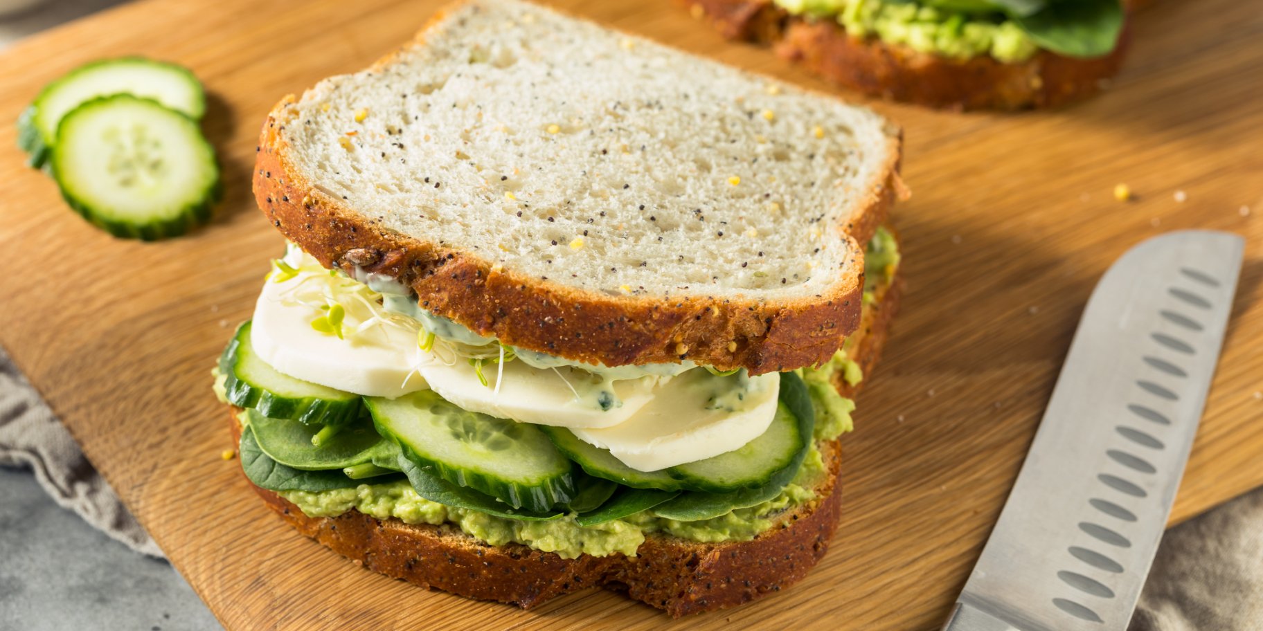 Американський сендвіч "Зелена богиня"