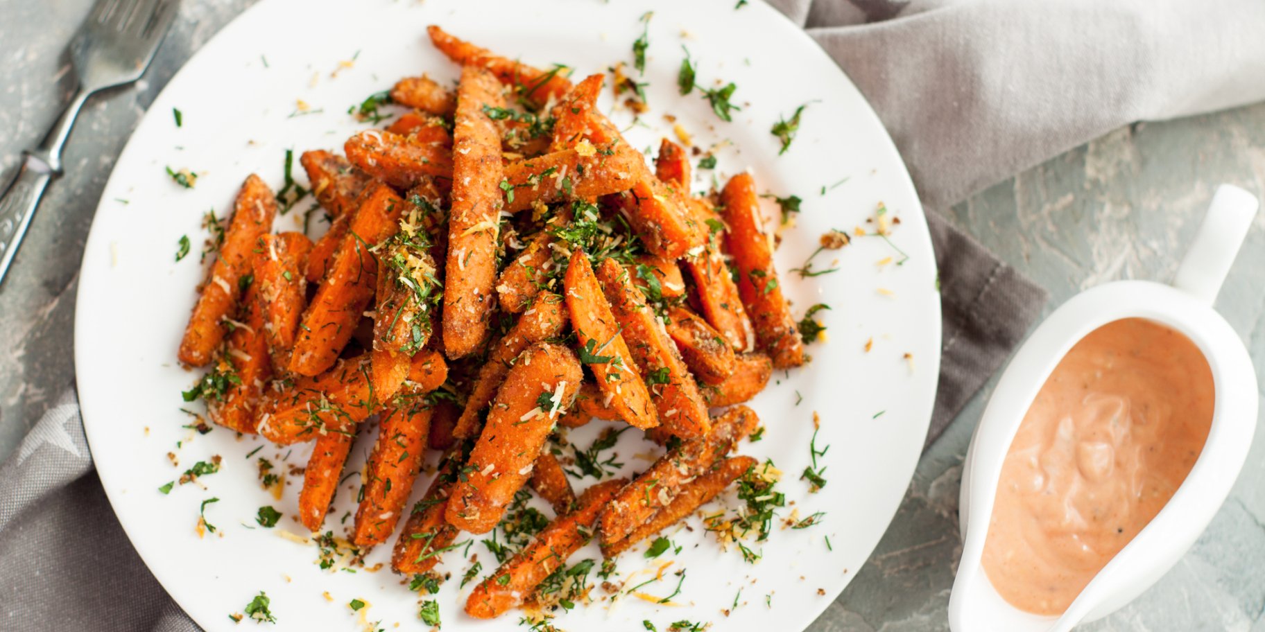 Запеченная морковь с творогом