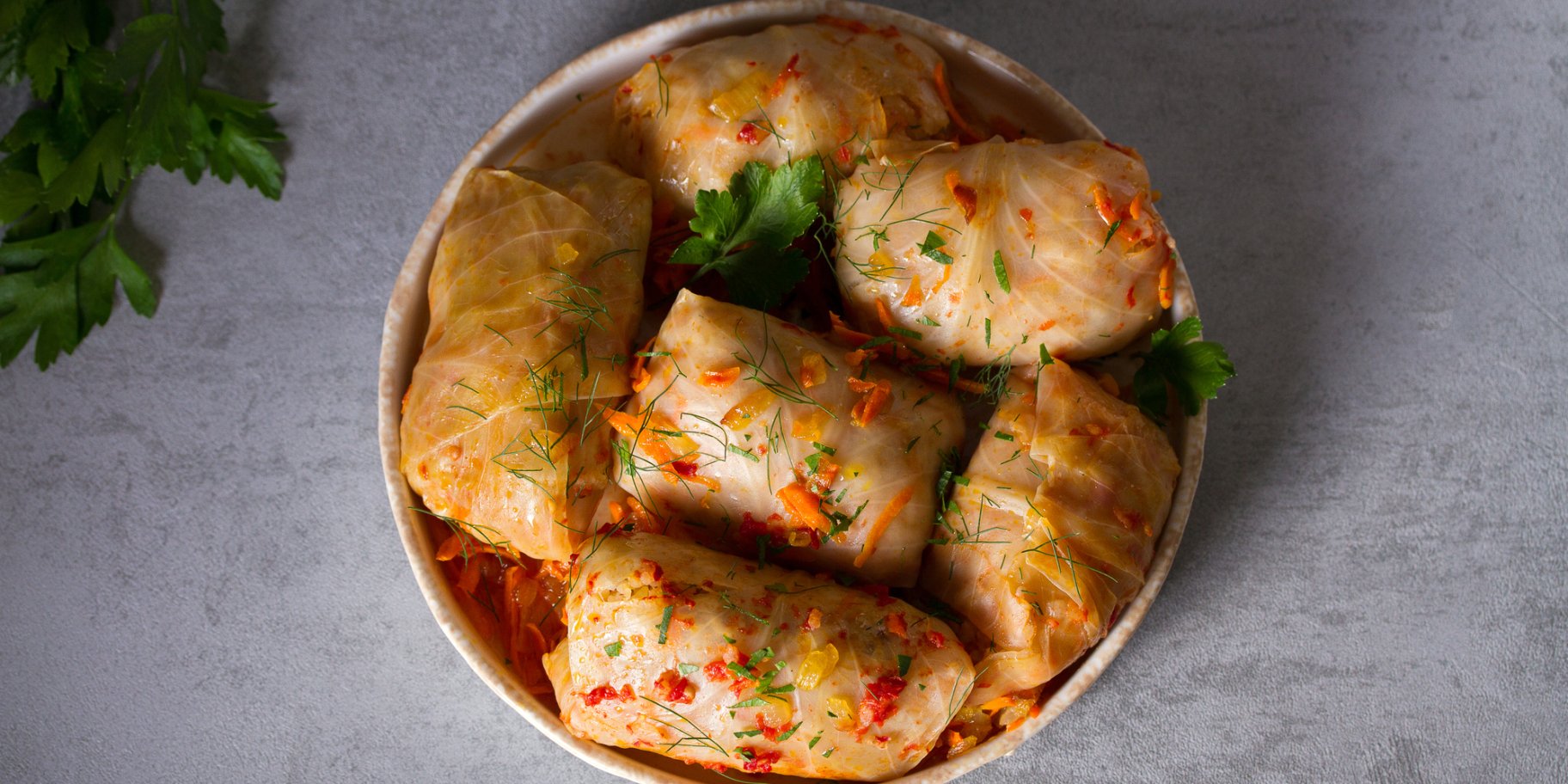 Фарш в капустяних листах