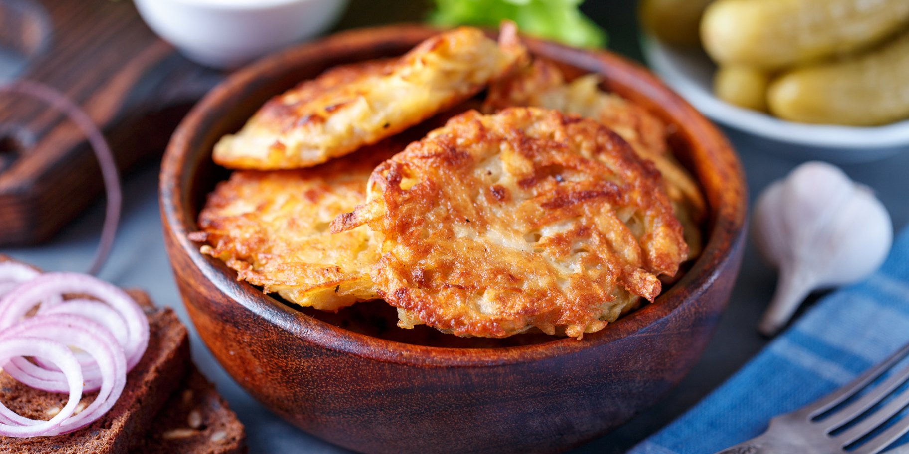 Деруни з картоплі та гарбуза