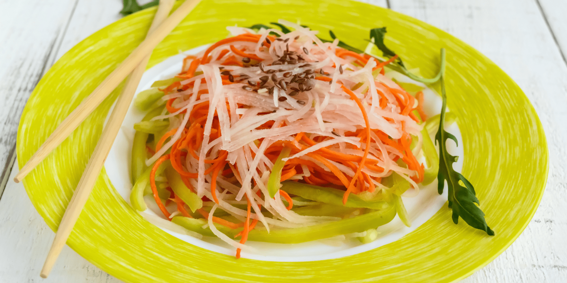 Салат с дайконом по-корейски – рецепт