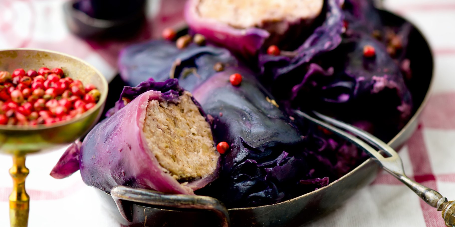 Голубці з червоної капусти