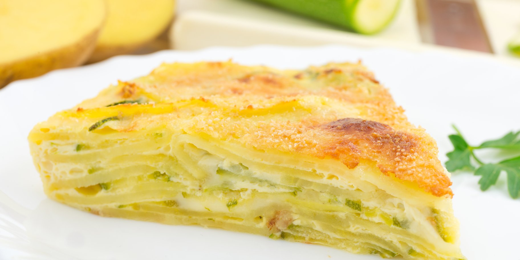 Кабачковий пиріг із сиром