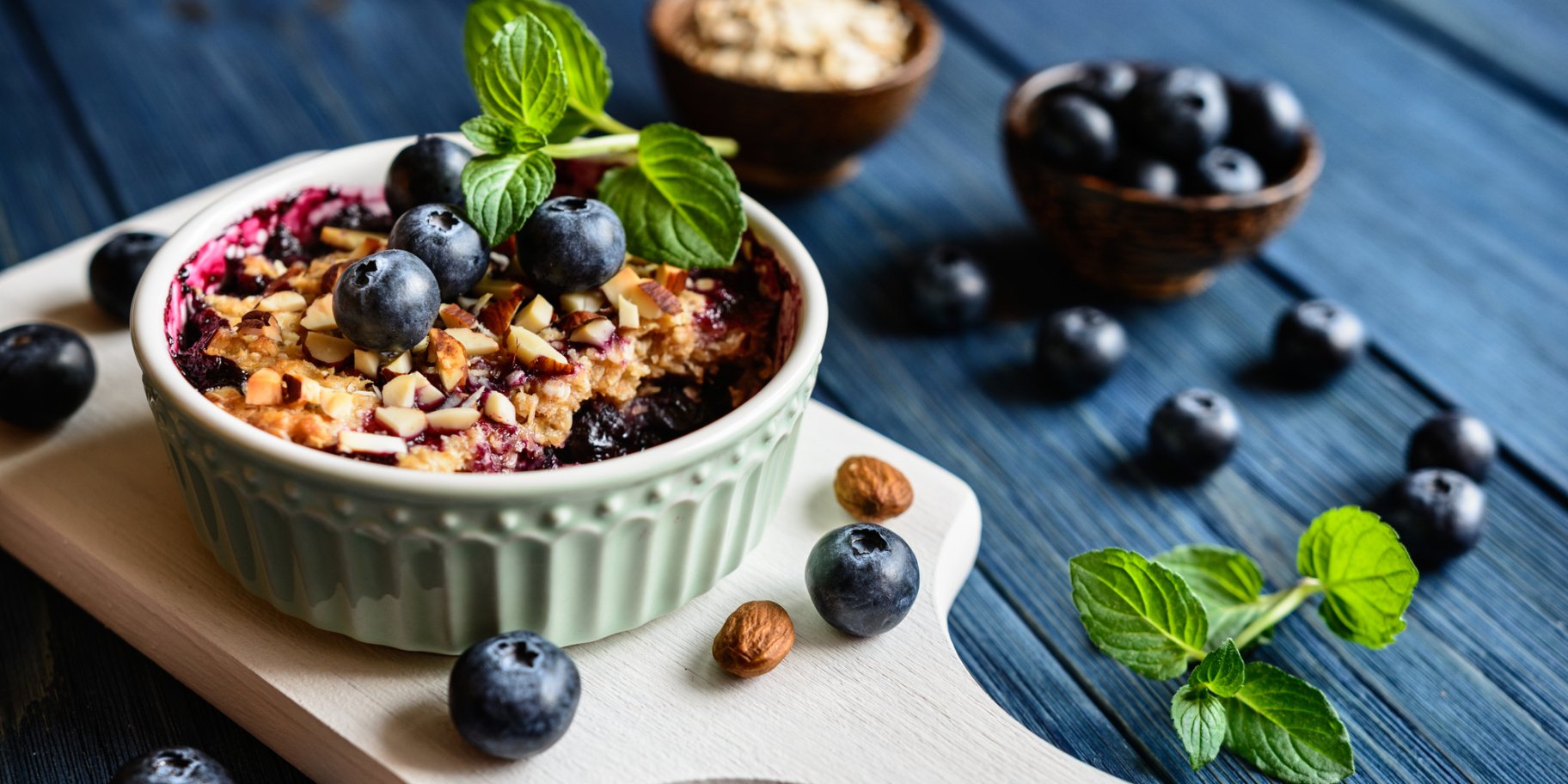 запеканка с черникой