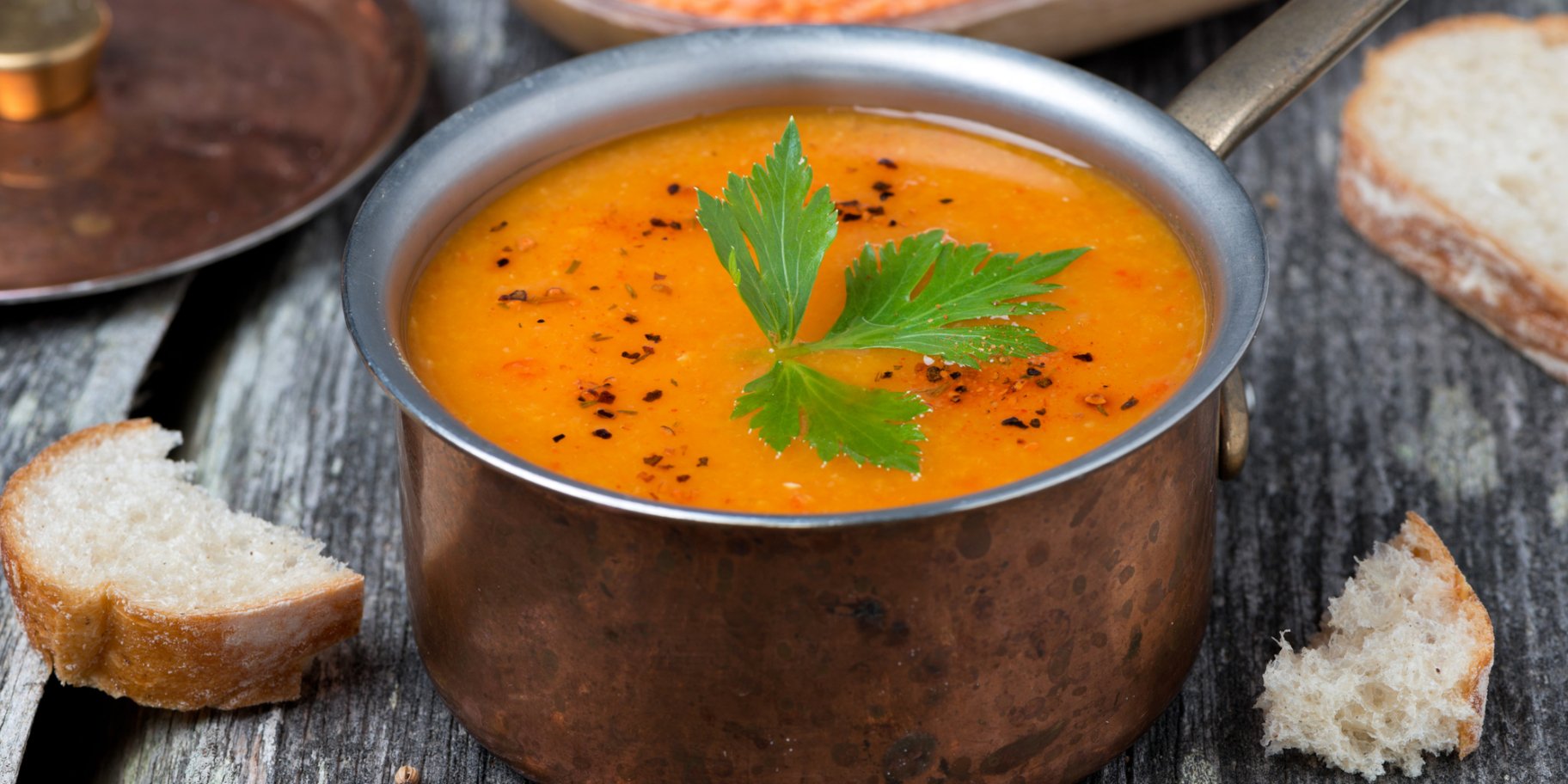 Крем-суп із сочевиці