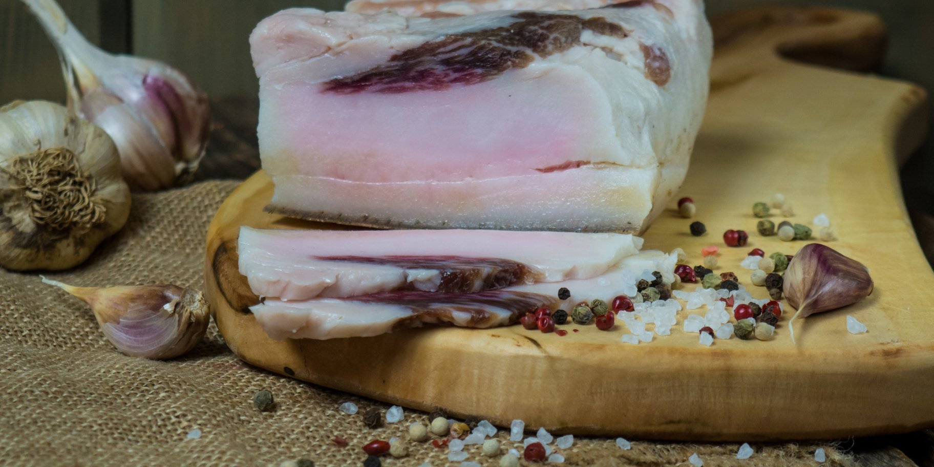 Сало в чесночном маринаде