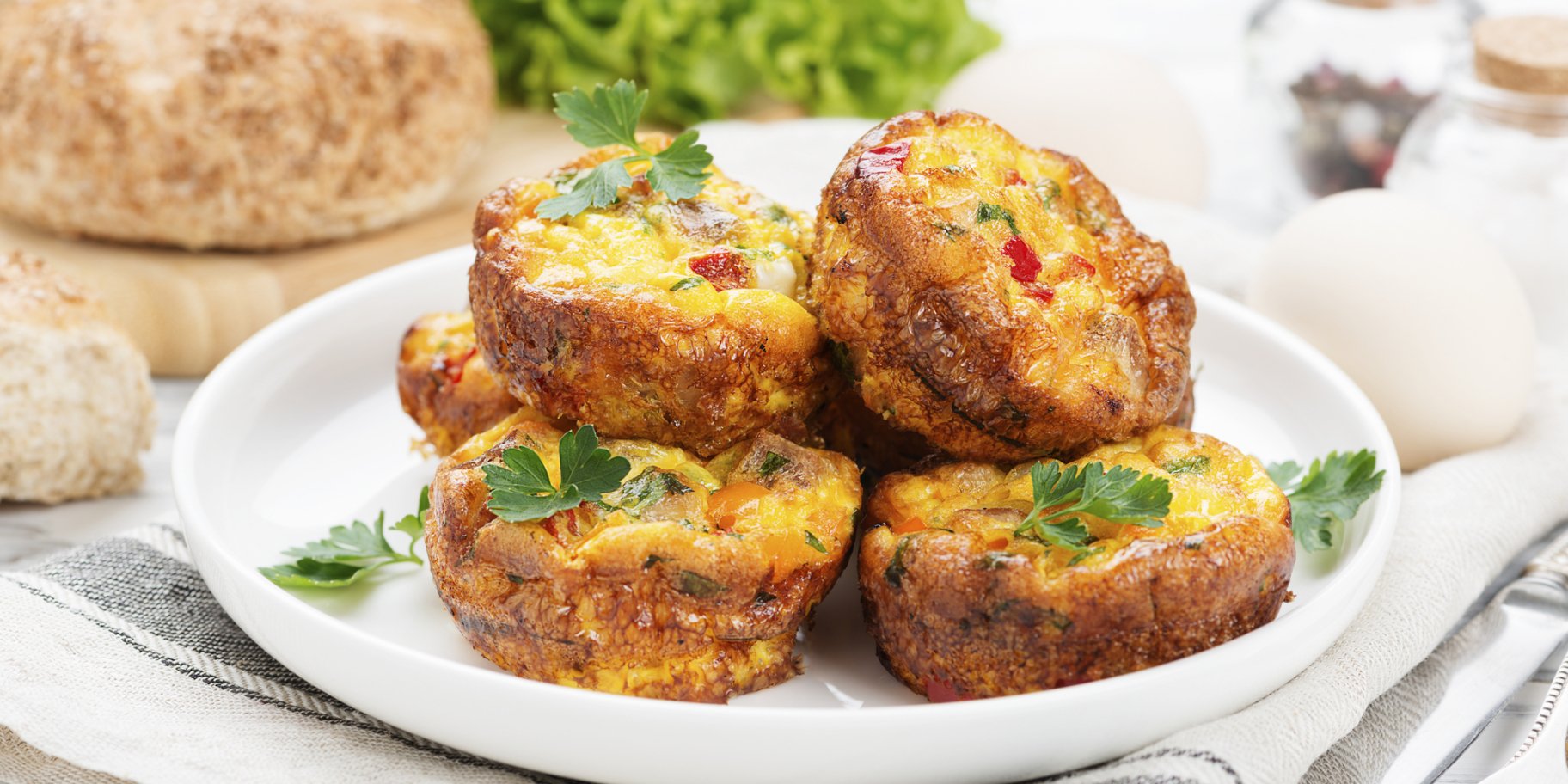 Мафіни з курятиною і сиром