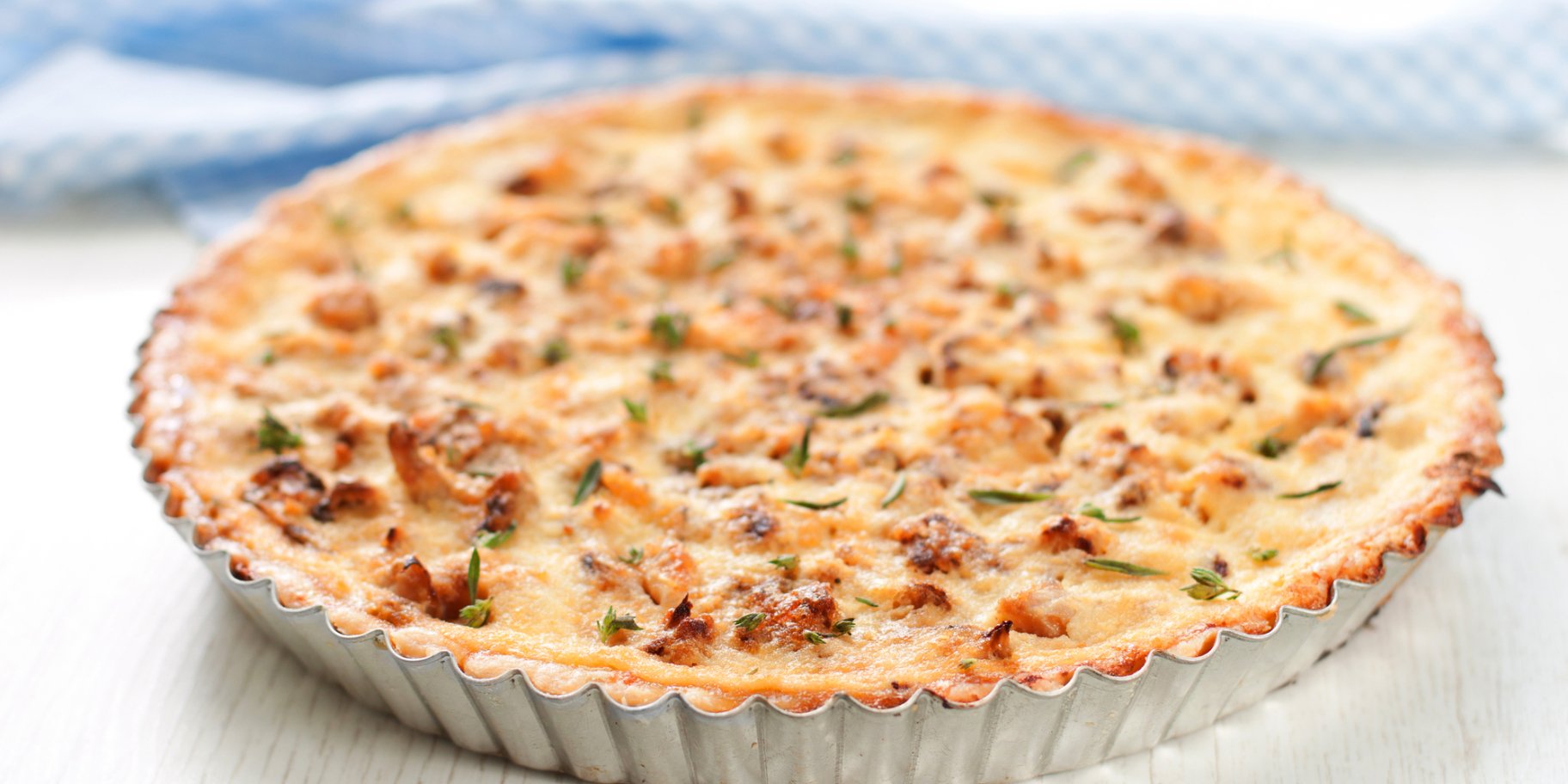 Тарт із цвітною капустою і кисломолочним сиром