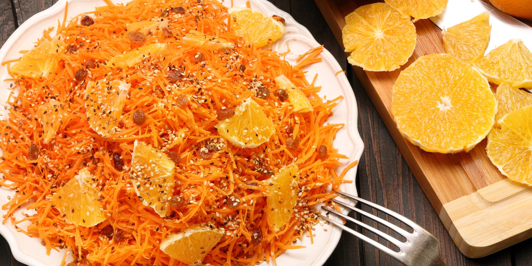 Салат з морквою і апельсином