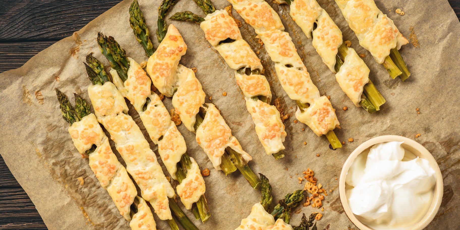 Спаржа в листковому тісті