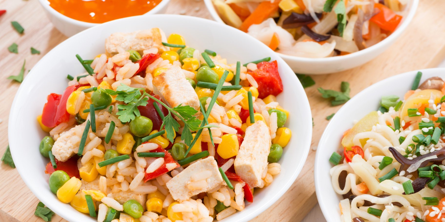 Вьетнамский салат с рисом и тофу: как приготовить