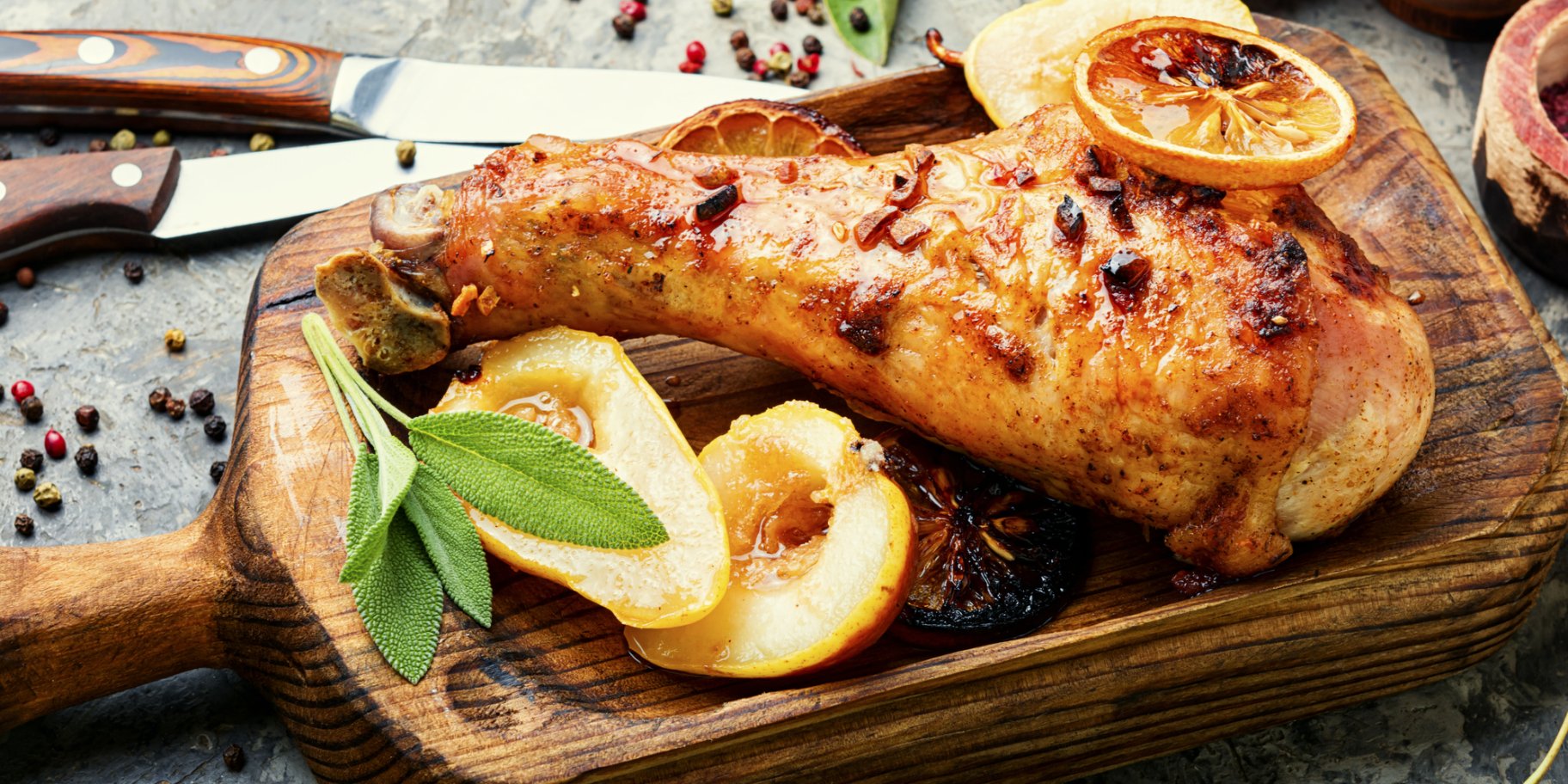 Пряная голень индейки — рецепт