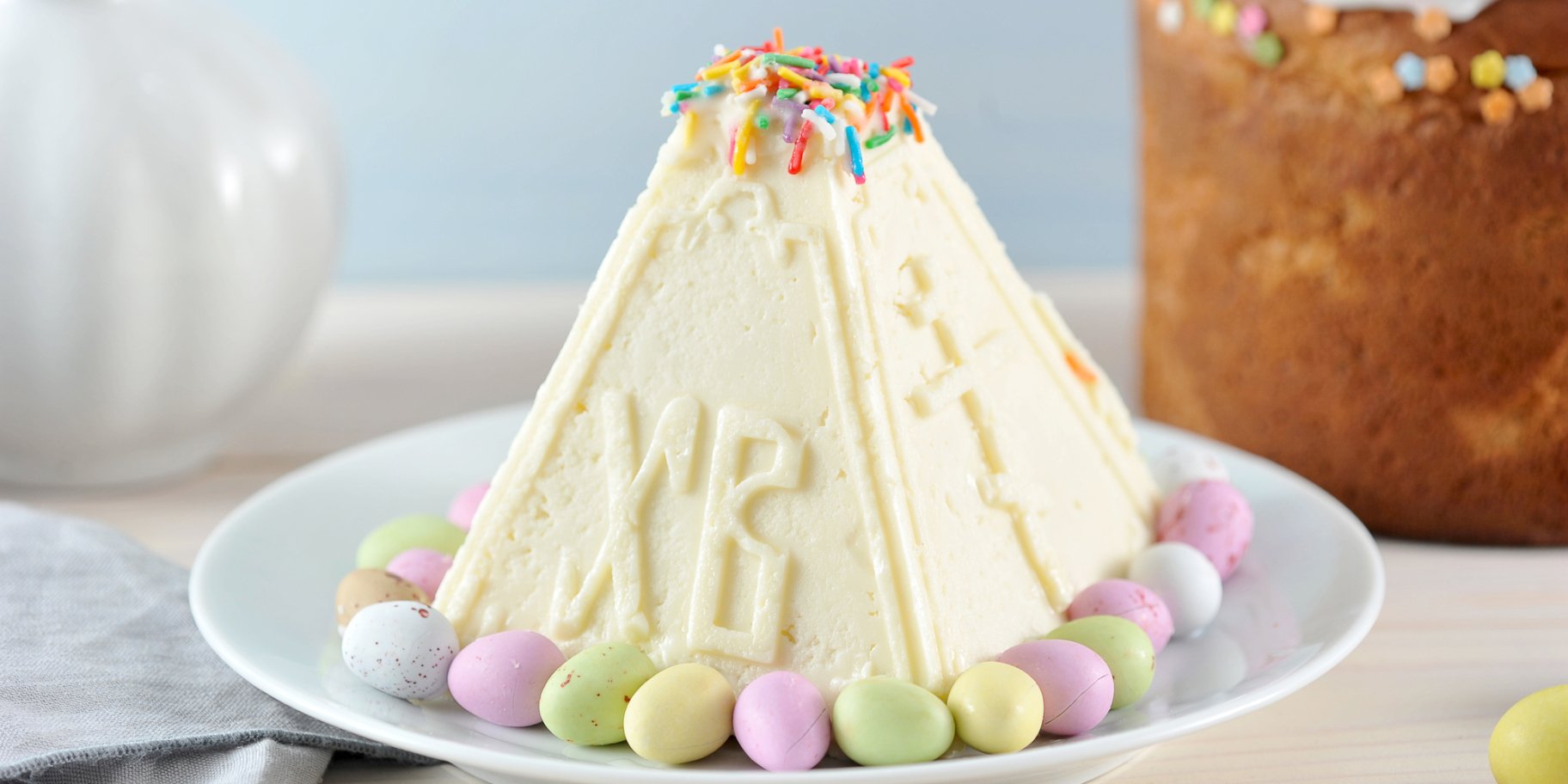 Ванильная творожная паска