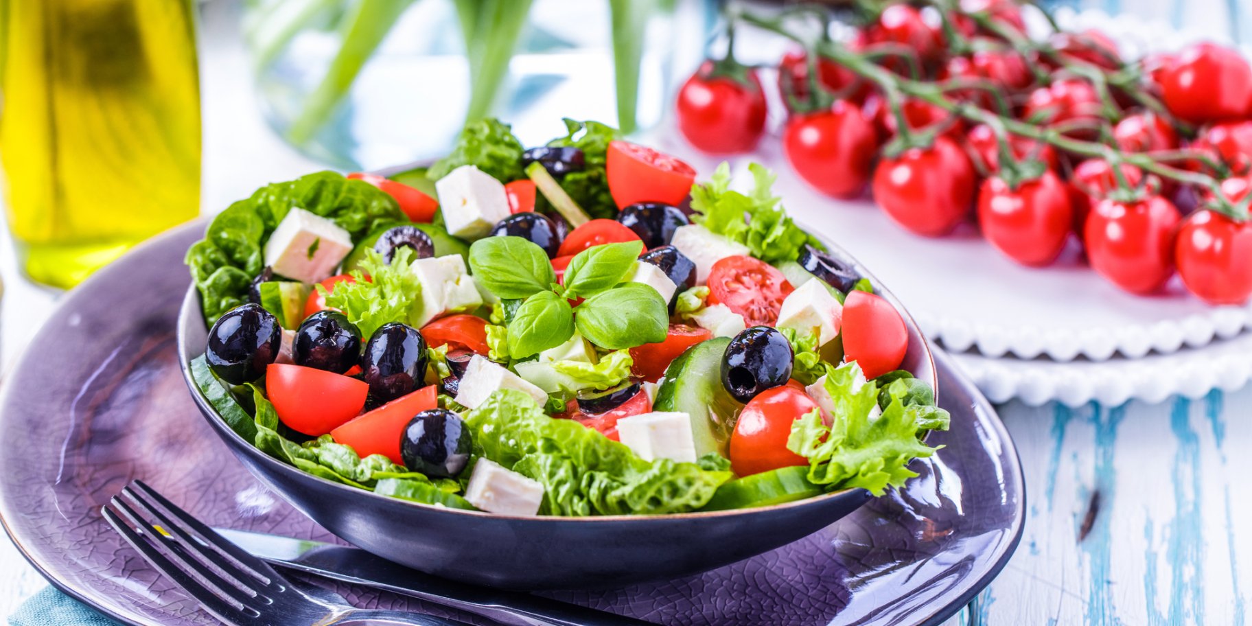 овочевий салат з фетою