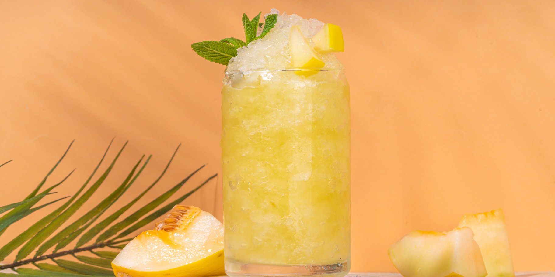 Слаш из дыни, лайма и меда