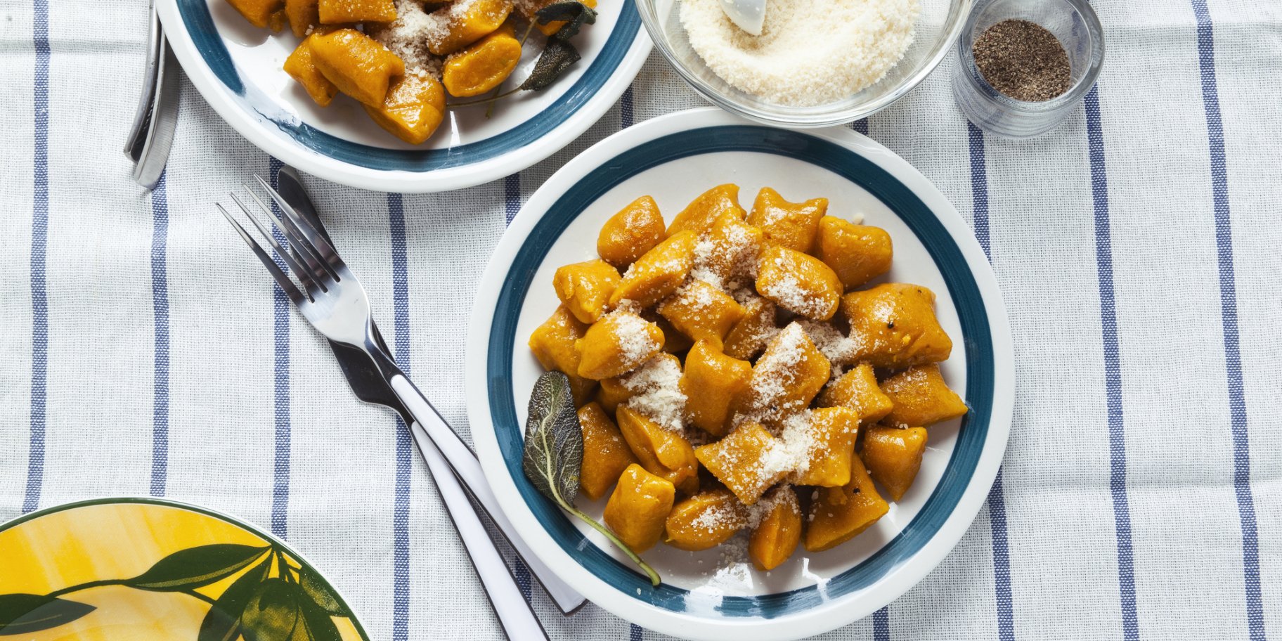 Гарбузові галушки з пармезаном