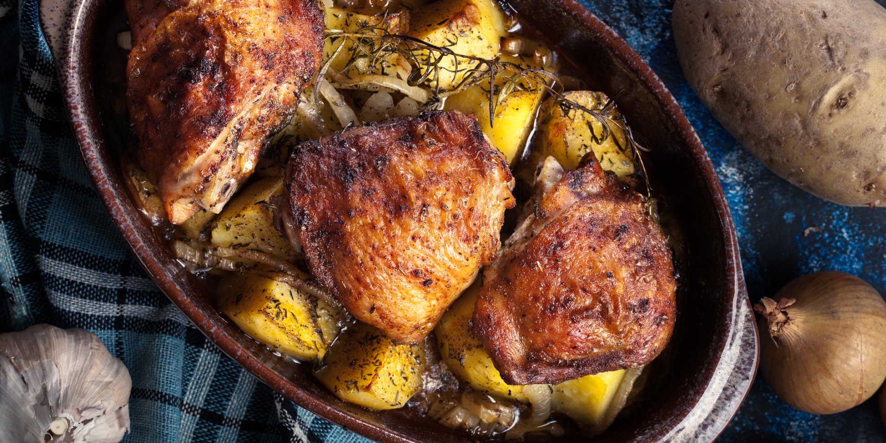 Рагу из бедрышек с картофелем