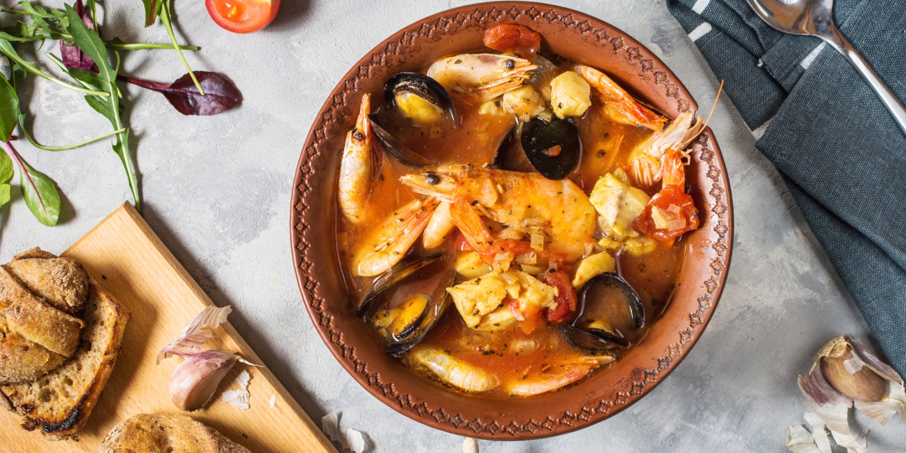 Рибна юшка буябес