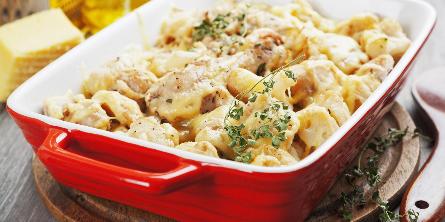 Запіканка з цвітної капусти та філе