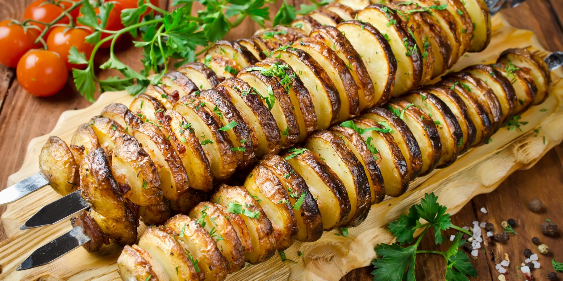 Картопля з салом для пікніка