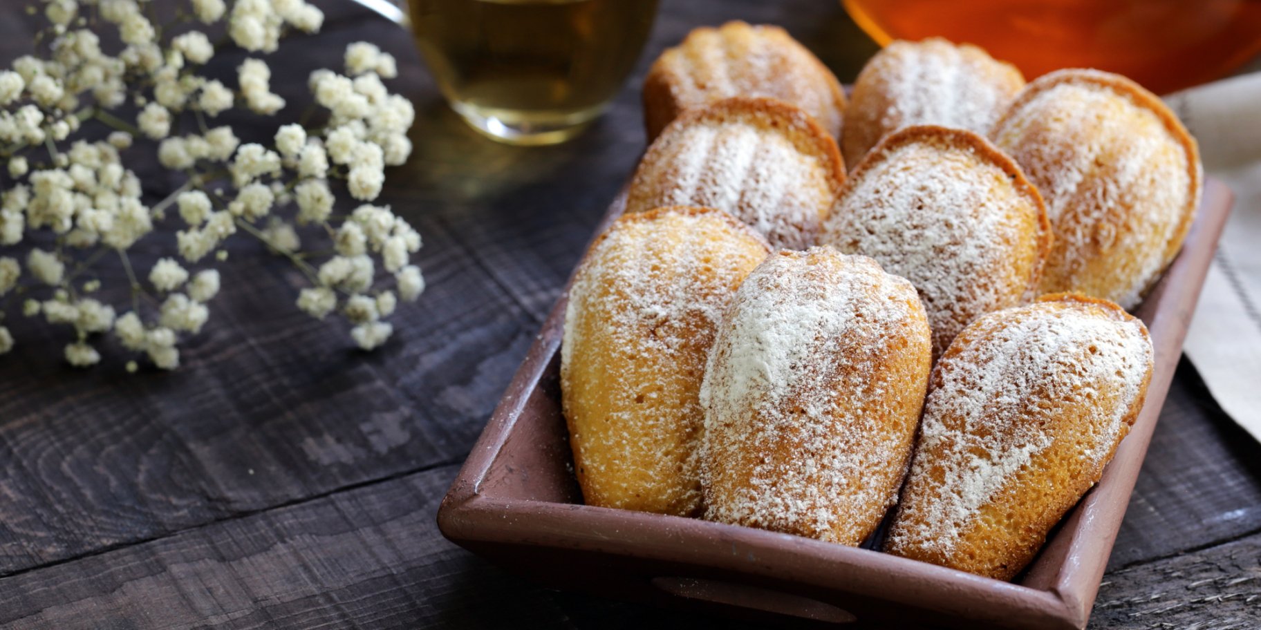 Мадлен с клубникой