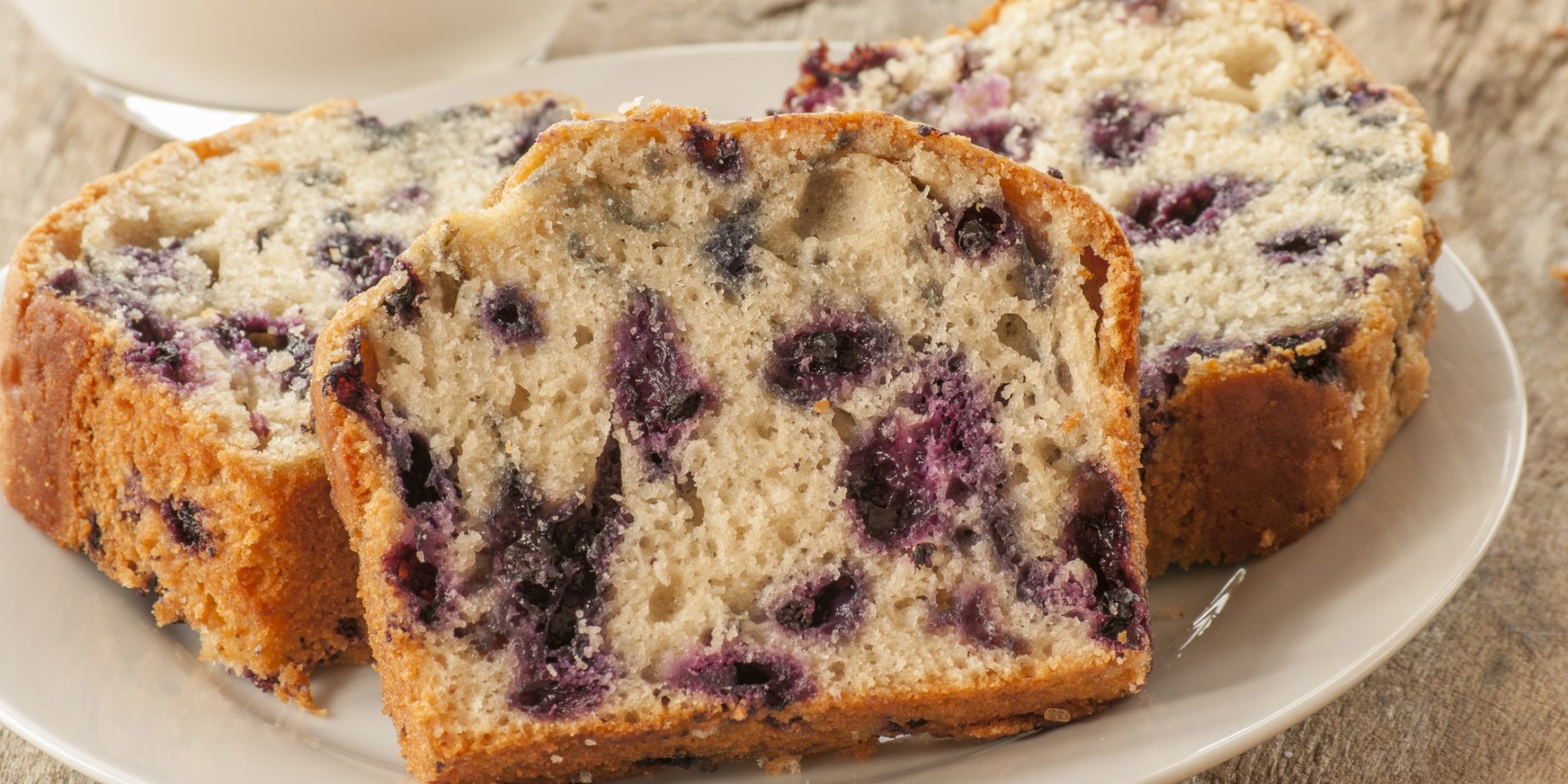 Цитрусово-чорничний кекс