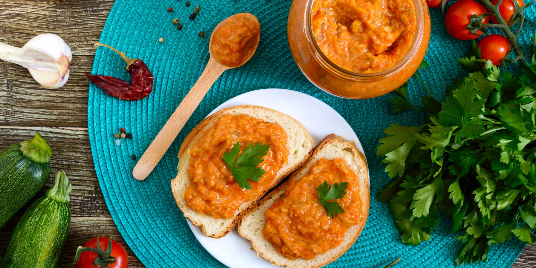 Кабачковая икра со сладким перцем