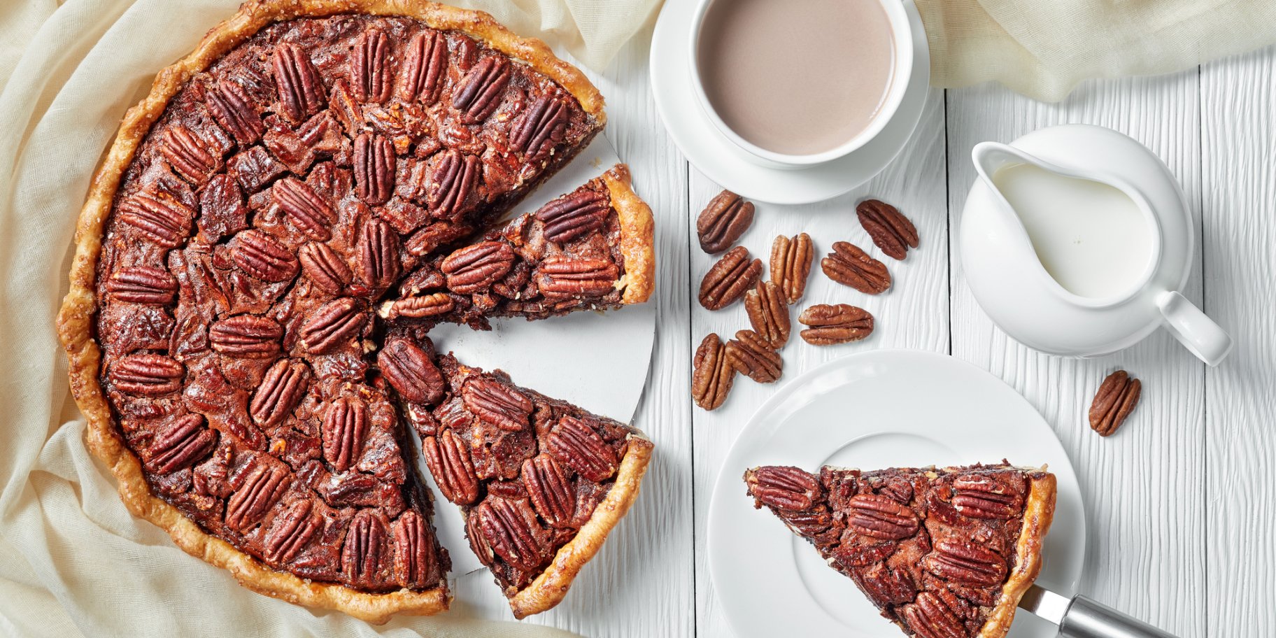 Пирог с орехами пекан