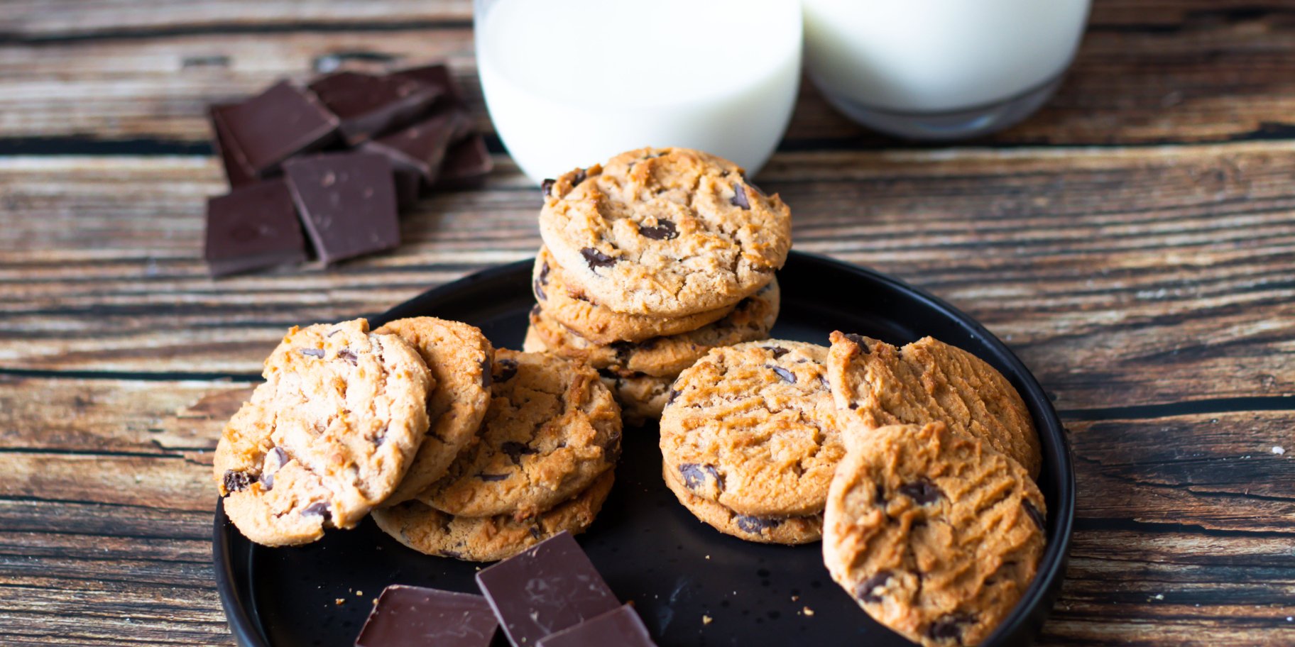 Печиво на йогурті із шоколадом