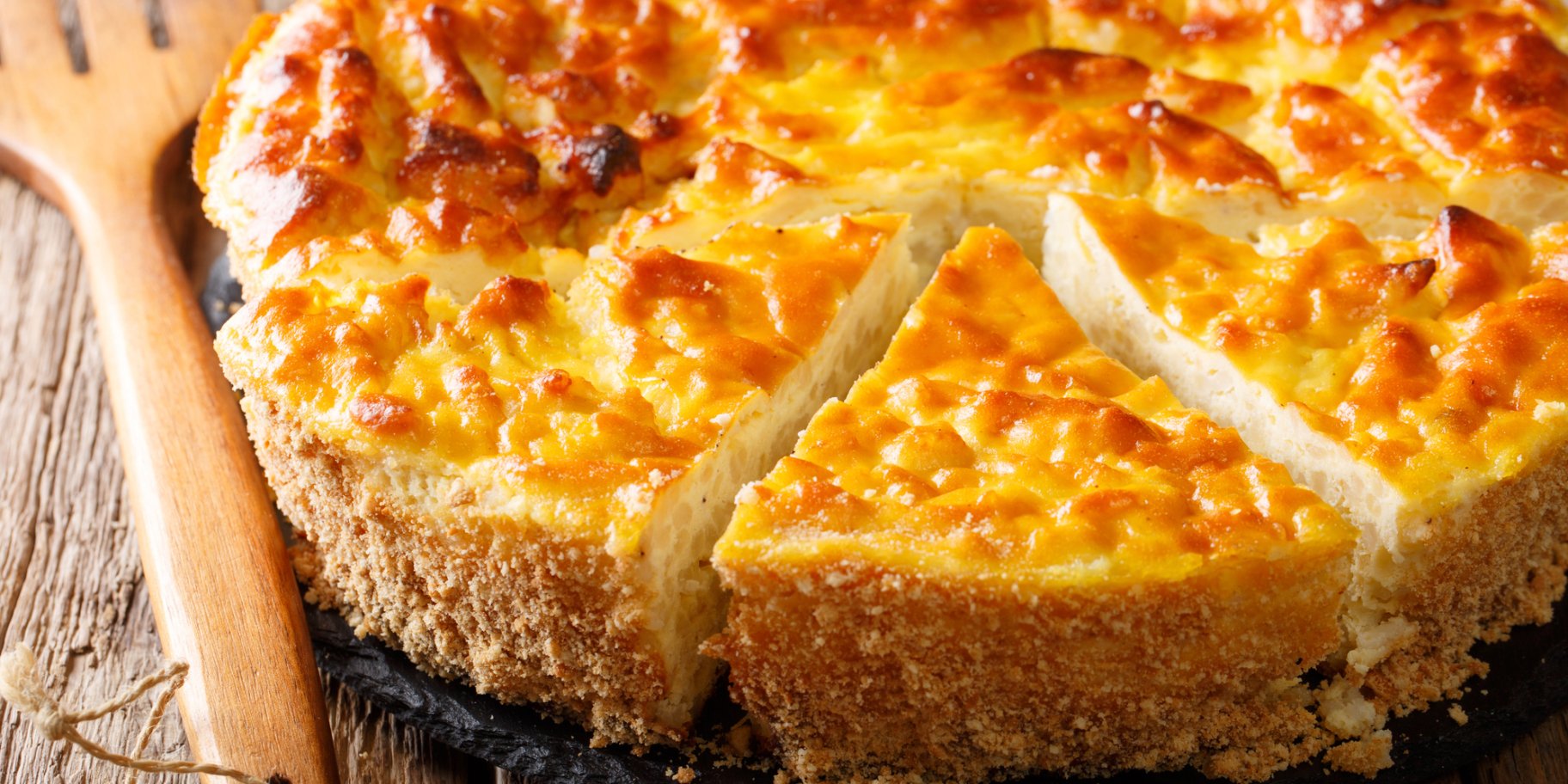 Пиріг з пшона та сиру