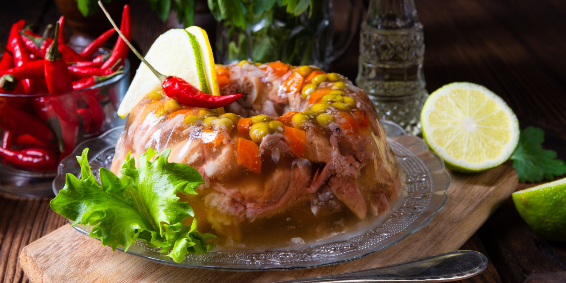 Заливное с гусятиной – рецепт