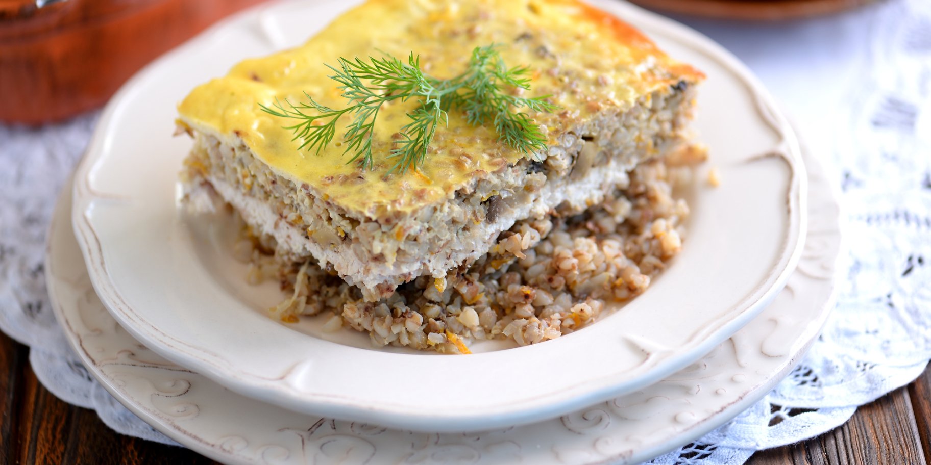 Крупник з гречки та печериць