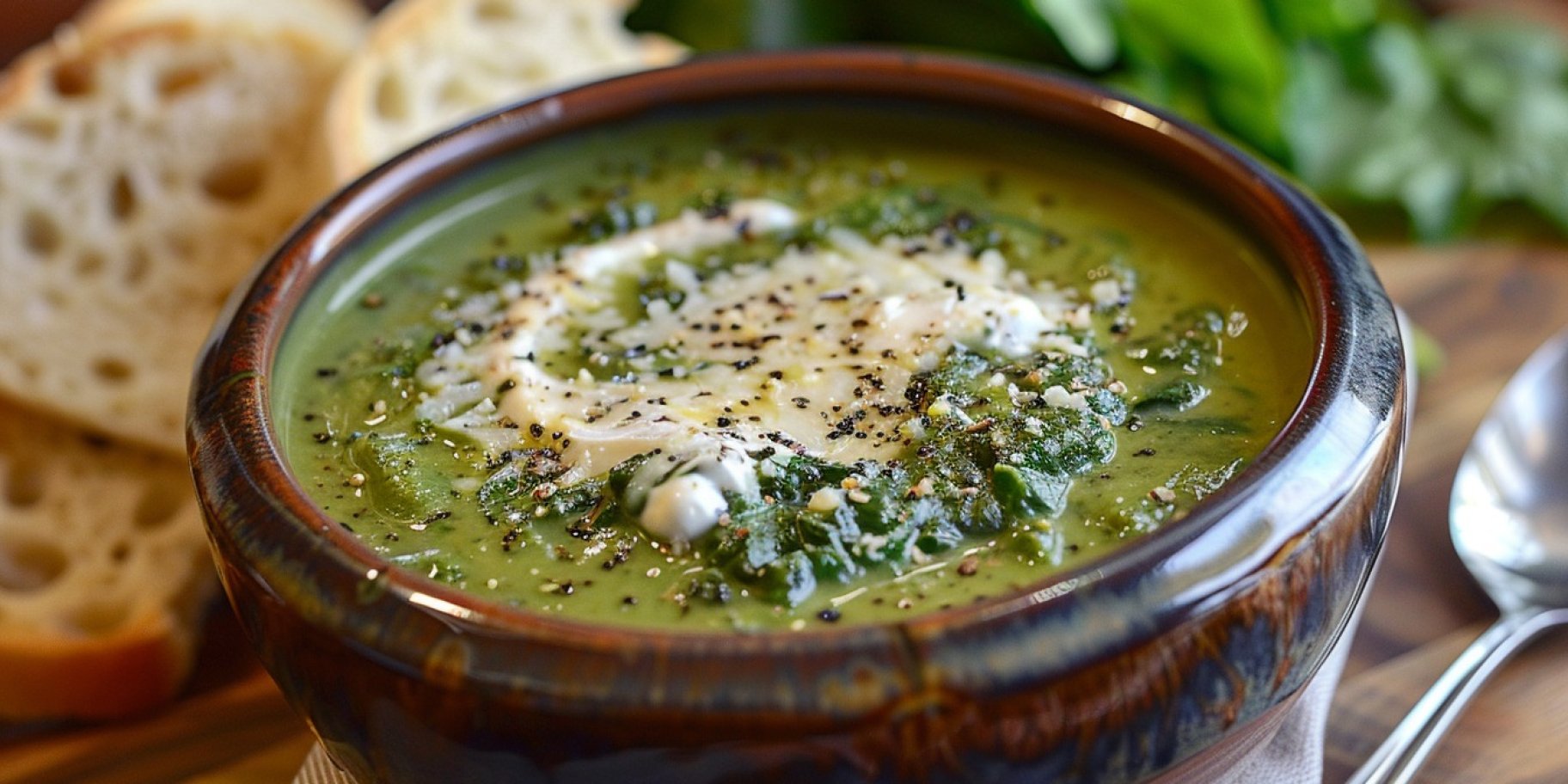 Крем-суп зі шпинатом