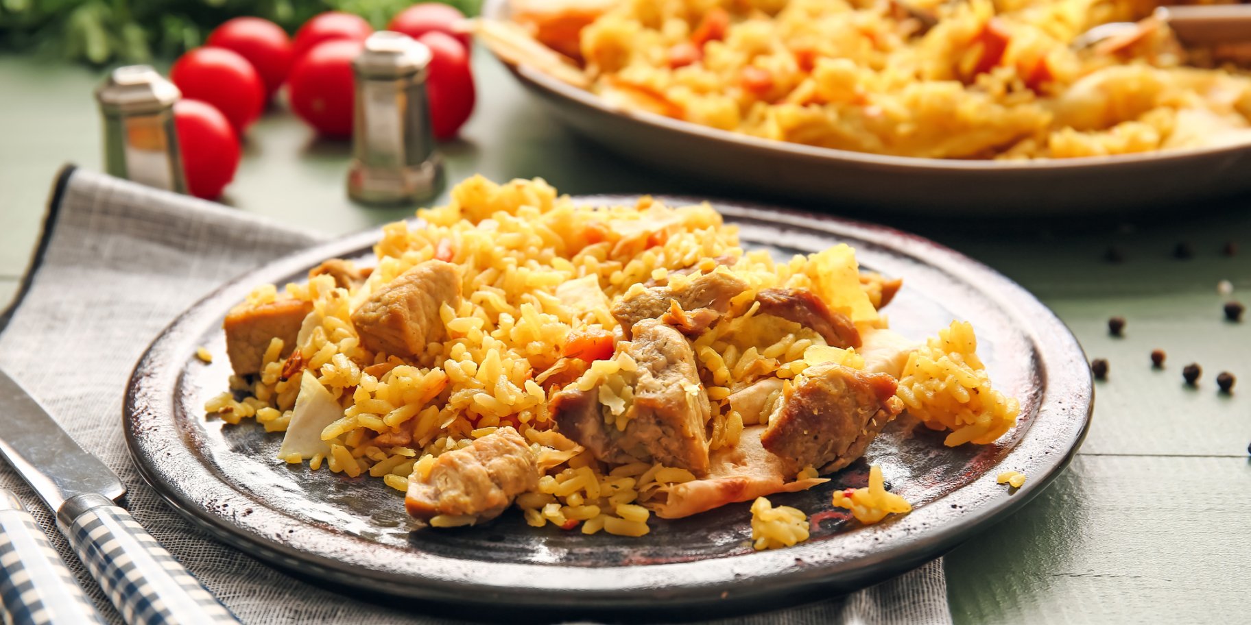 Плов с курицей