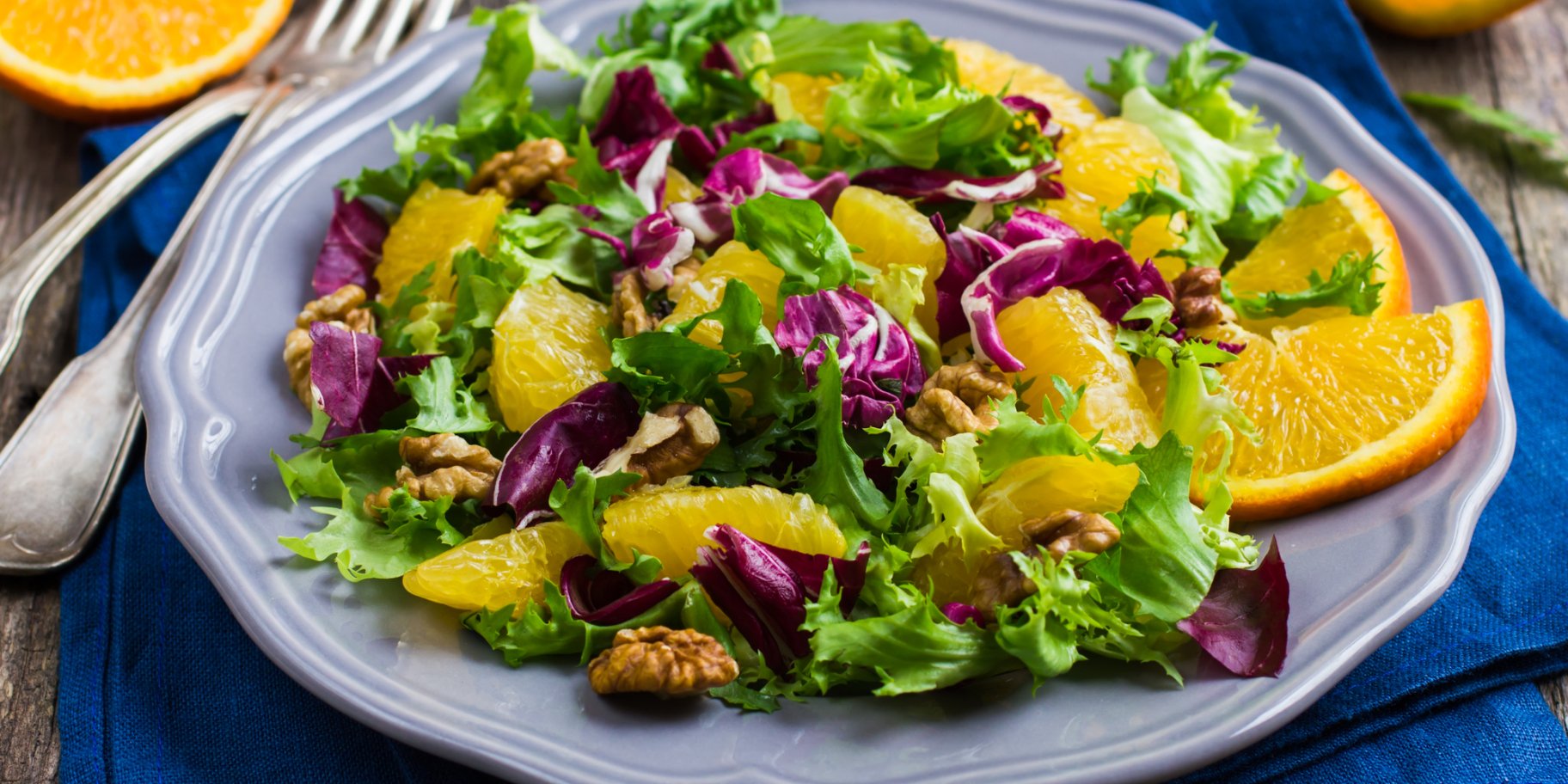 Салат з апельсином і сиром