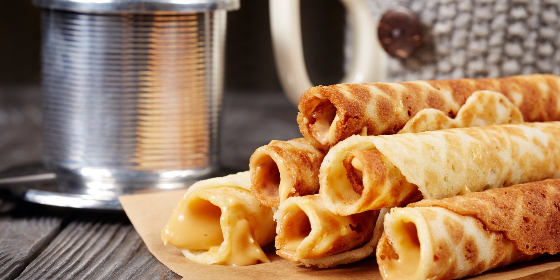 Вафельные конусы с начинкой