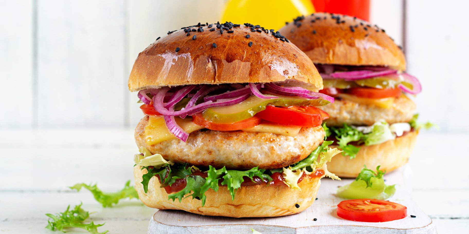 Корисні сирні булочки для бургера